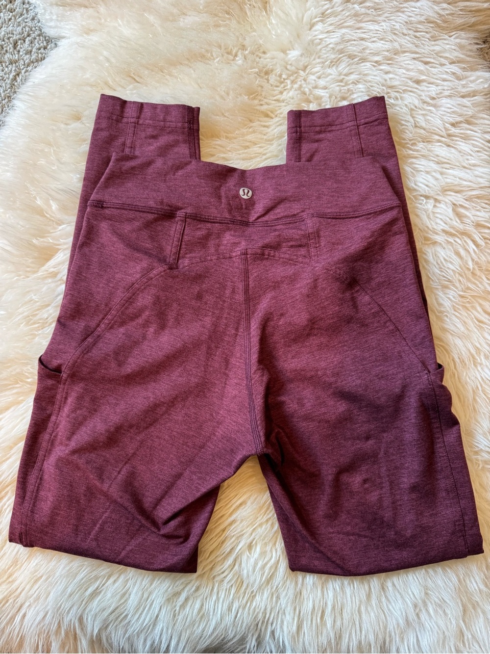 Lululemon Maroon/Burgundy Leggings w/ Pockets